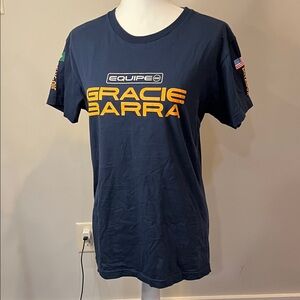 Gracie Barra navy Lutador tee
